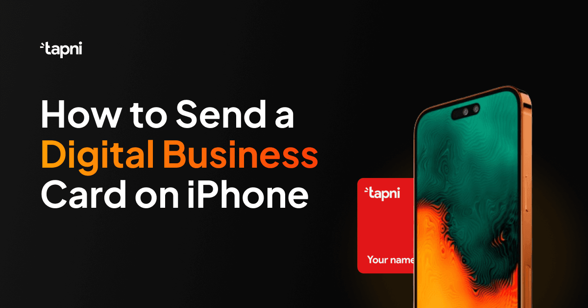 tapni® - Your Digital Business Card: The Modern Networking - For Businesses  and Individuals