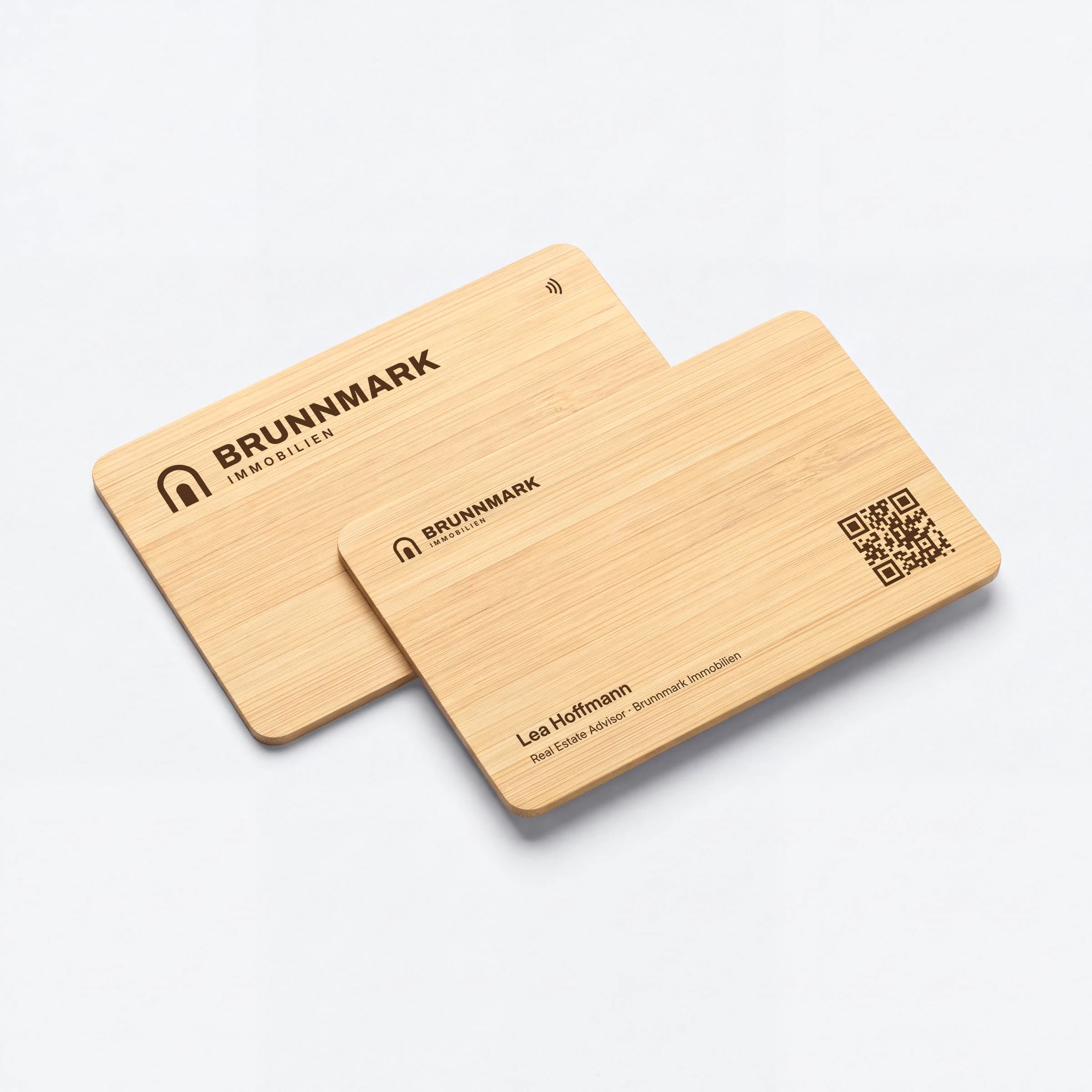 Custom NFC Card - Bamboo