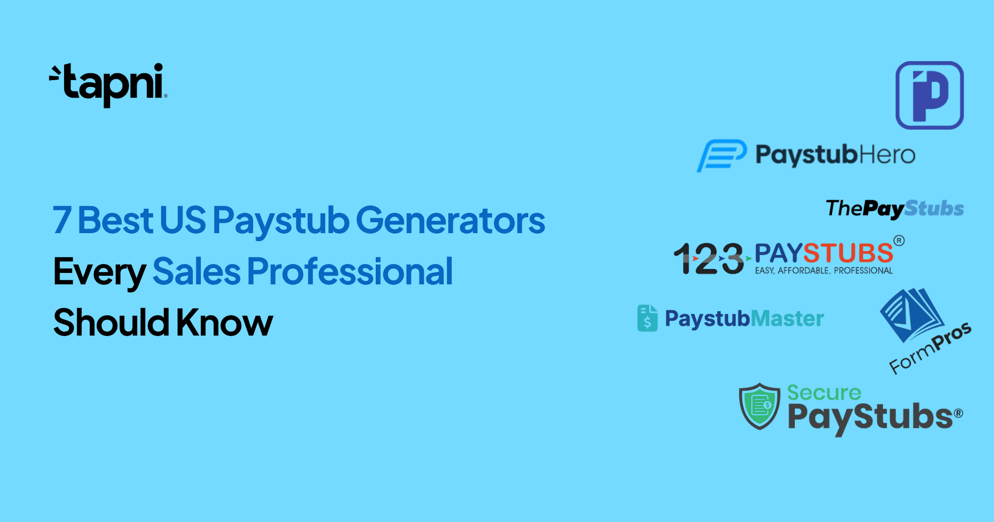7 Best US Paystub Generators Every Sales Professional Should Know