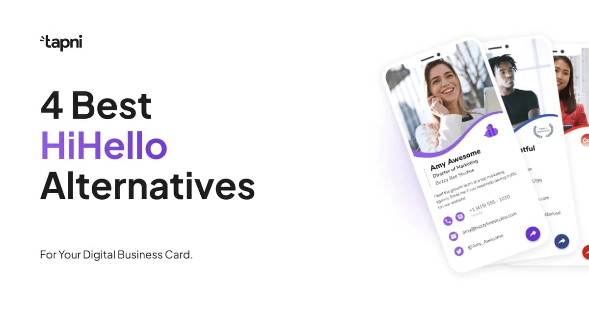 4 Best HiHello Alternatives For Your Digital Business Card
