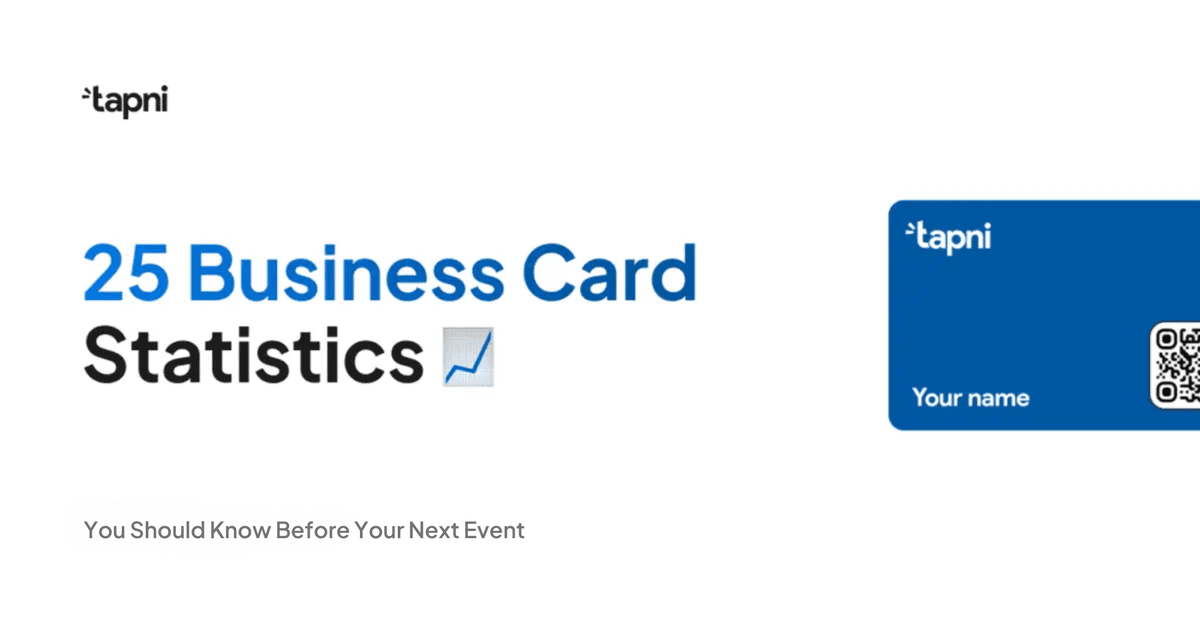 Top 25 Business Card Statistics You Should Know In 2025