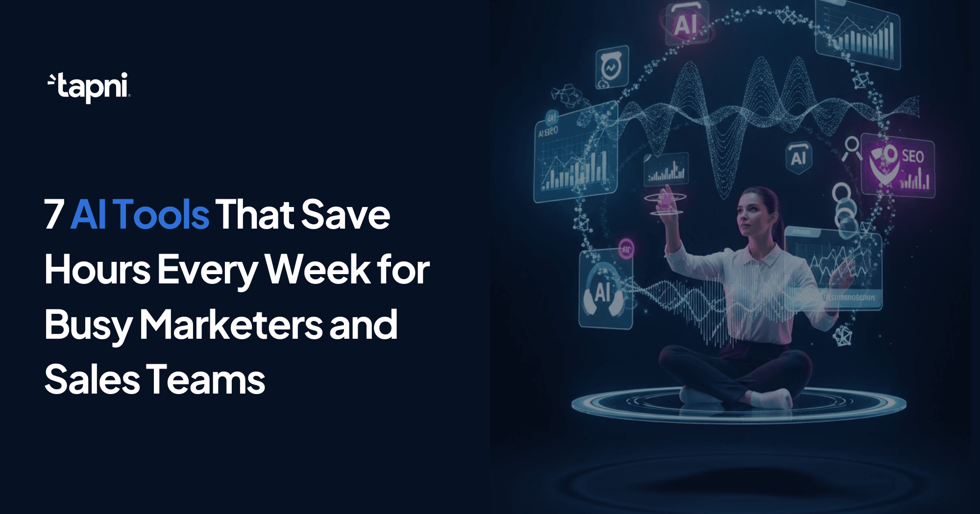 7 AI Tools That Save Hours Every Week for Busy Marketers and Sales Teams