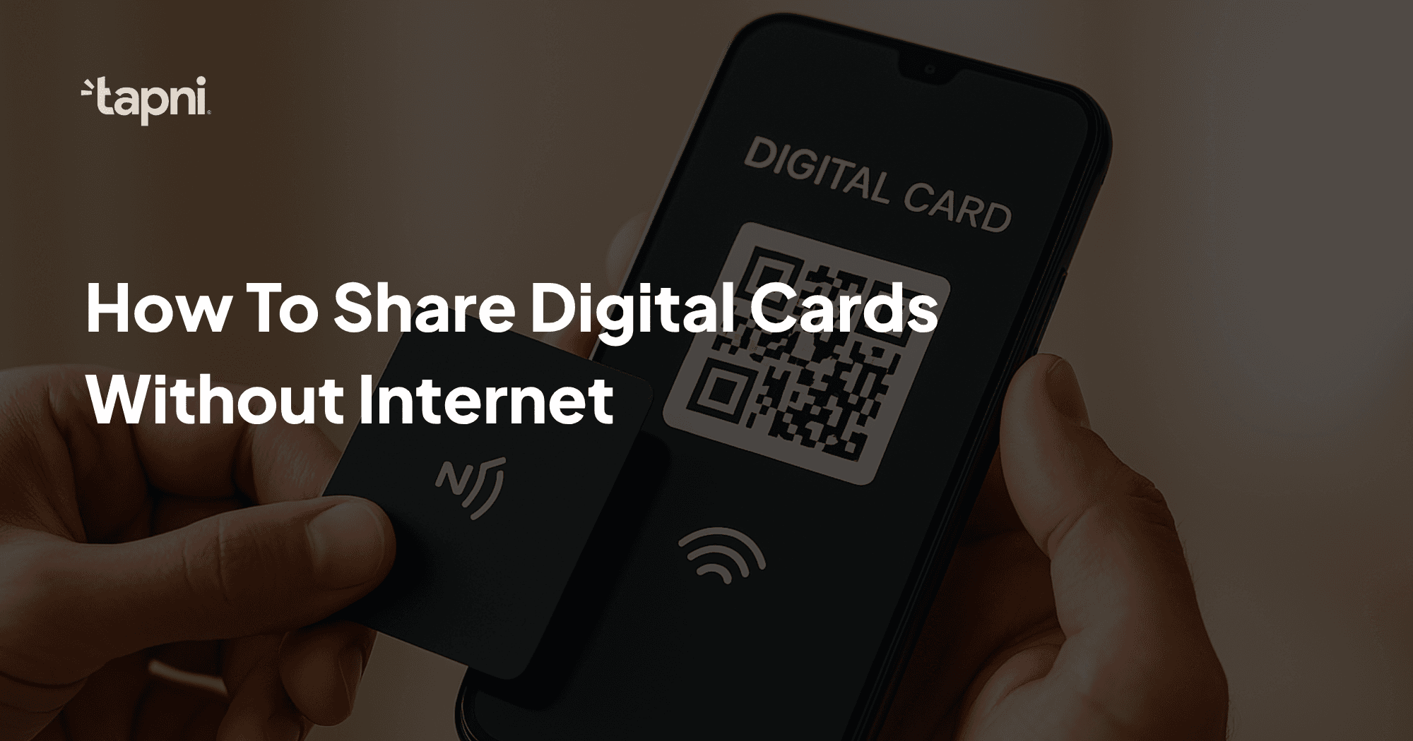 How To Share Digital Cards Without Internet