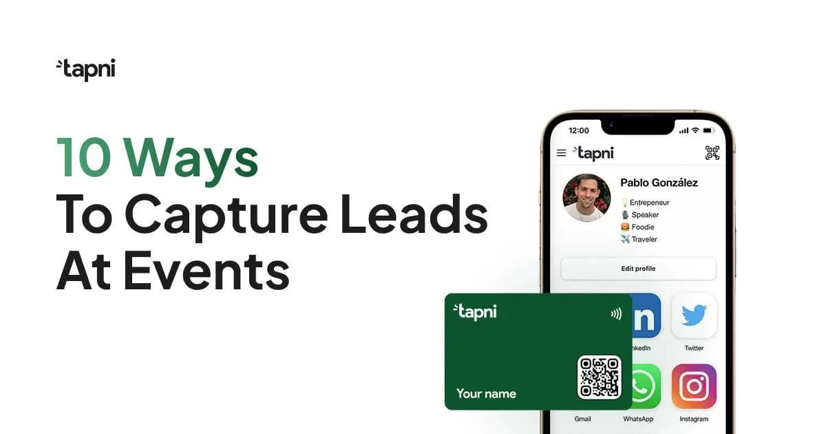 10 Effective Ways to Capture Leads at Events