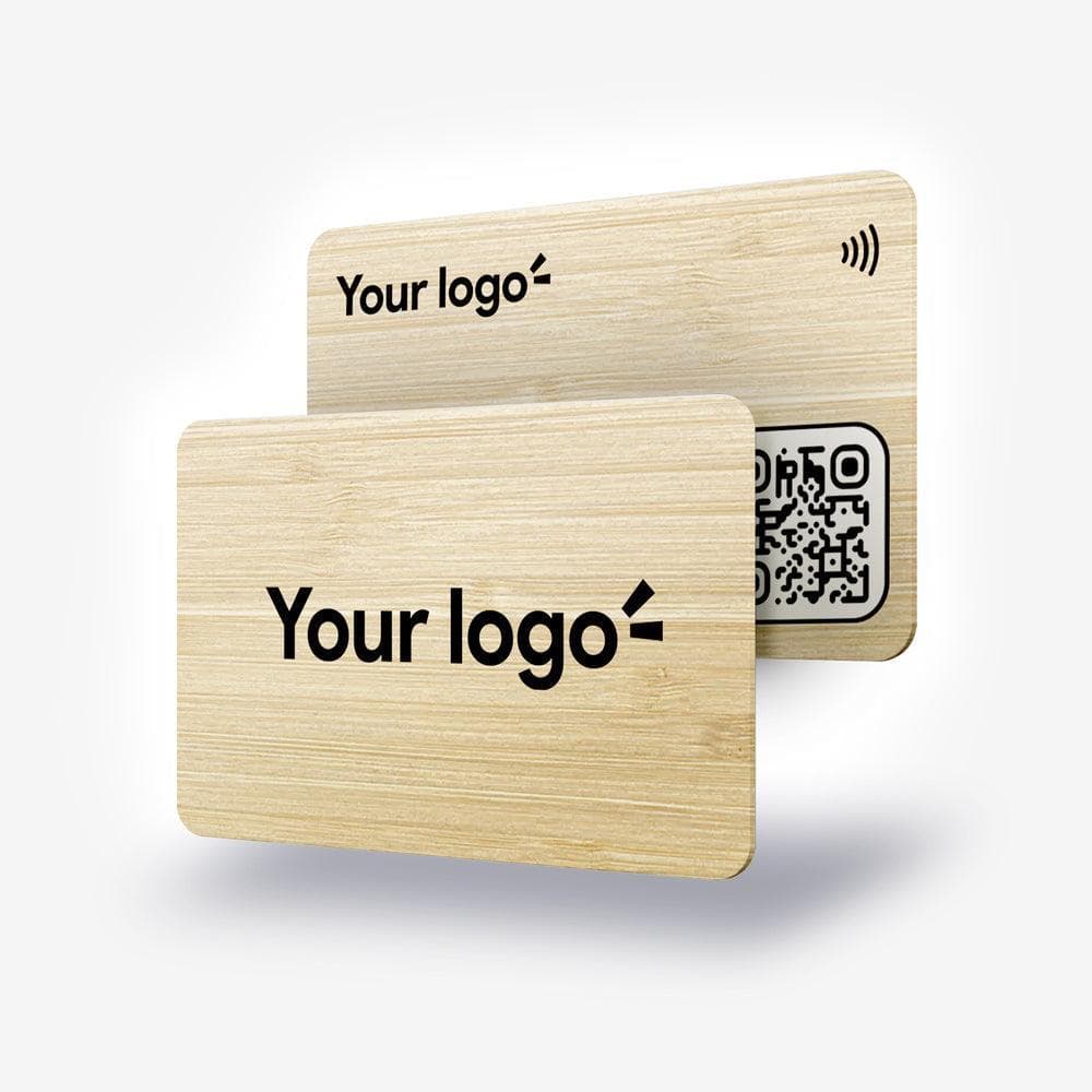 Custom NFC Card - Bamboo