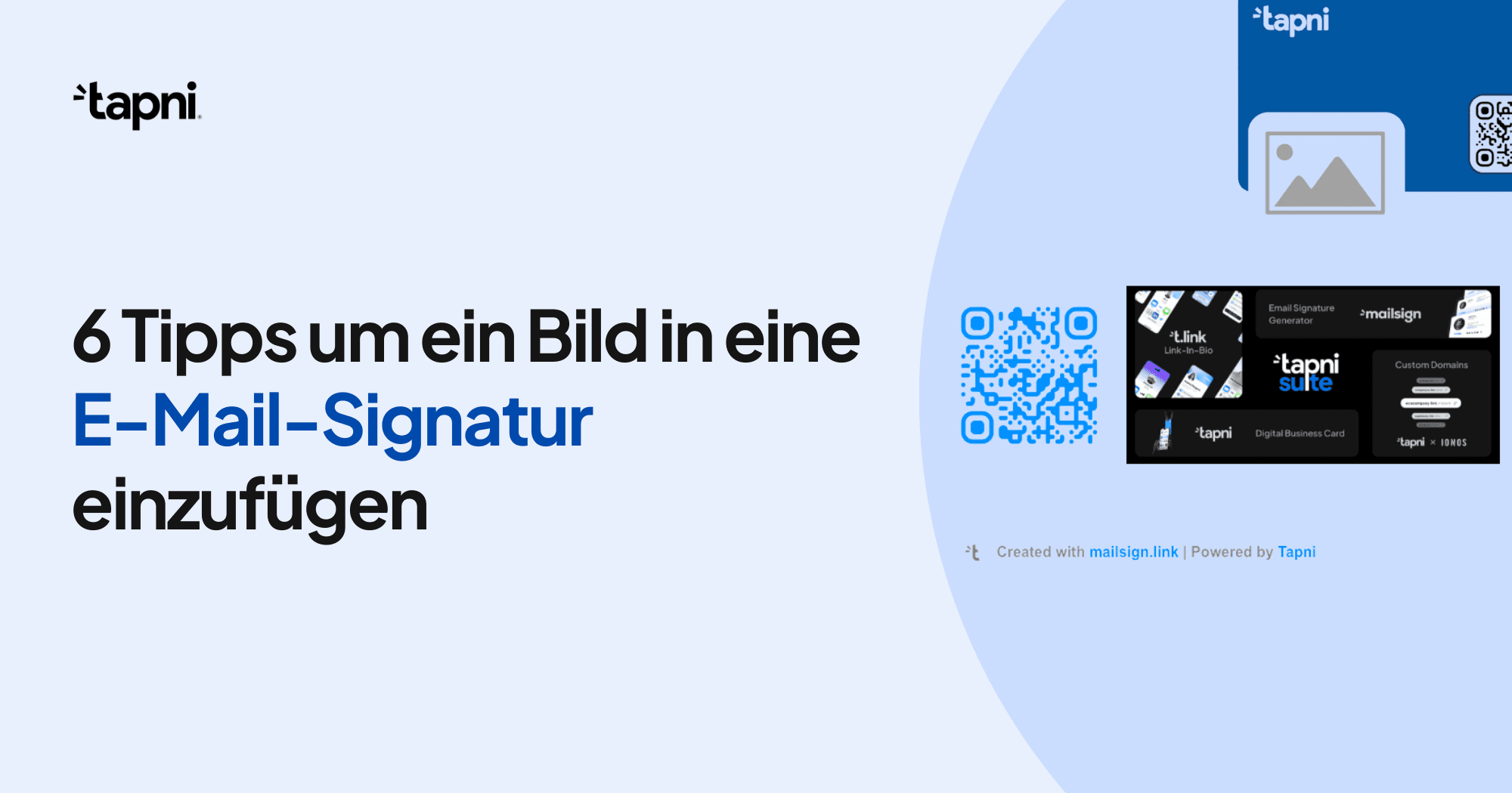 6 Tipps um ein Bild in eine E-Mail-Signatur einzufĂŒgen