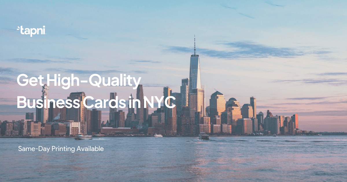 Get High-Quality Business Cards in NYC