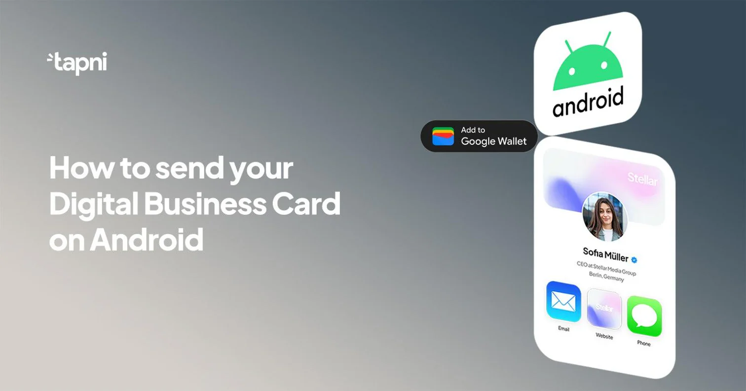 How to send your Digital Business Card on Android