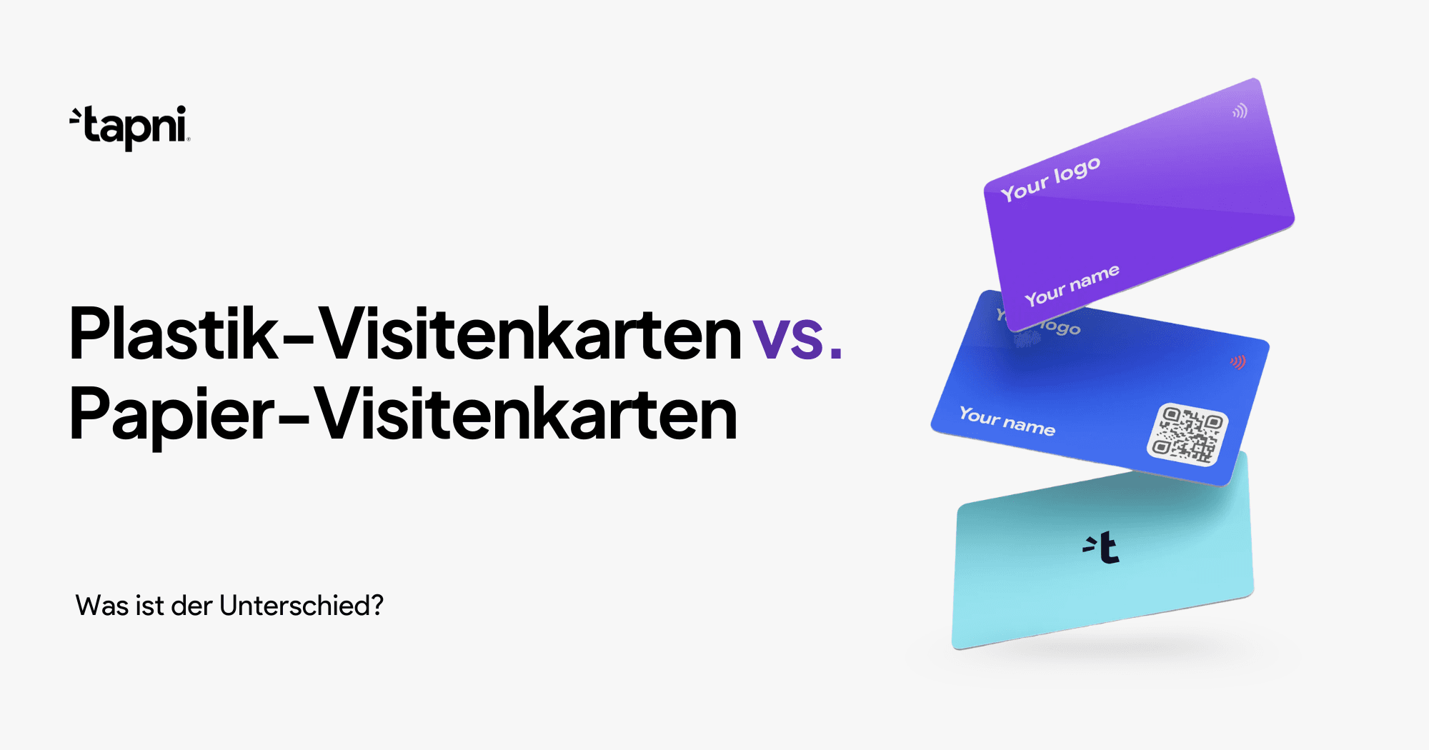 Plastik-Visitenkarten vs. Papier-Visitenkarten â Welche sollte man verwenden?