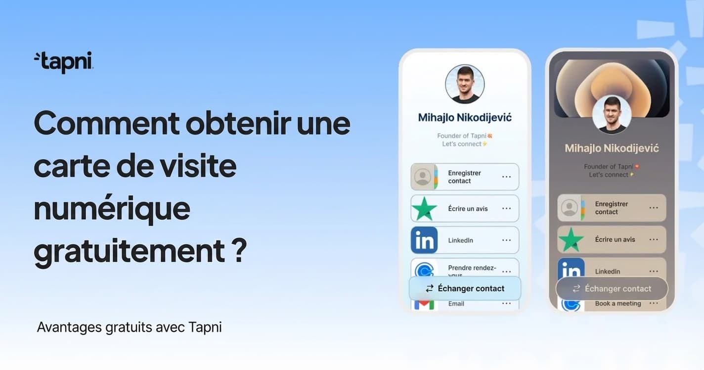 Comment obtenir une carte de visite numérique gratuitement ?