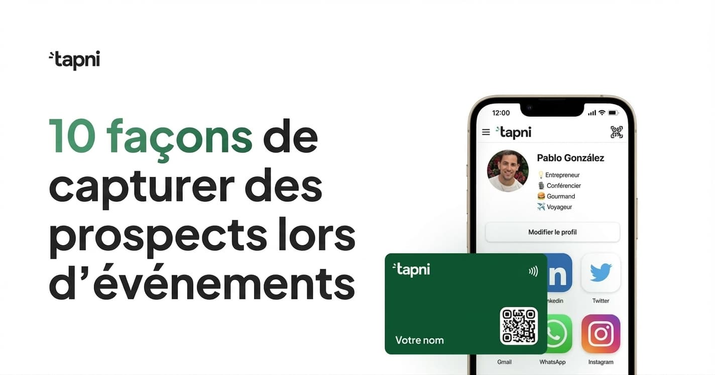 10 façons efficaces de capturer des prospects lors d'événements