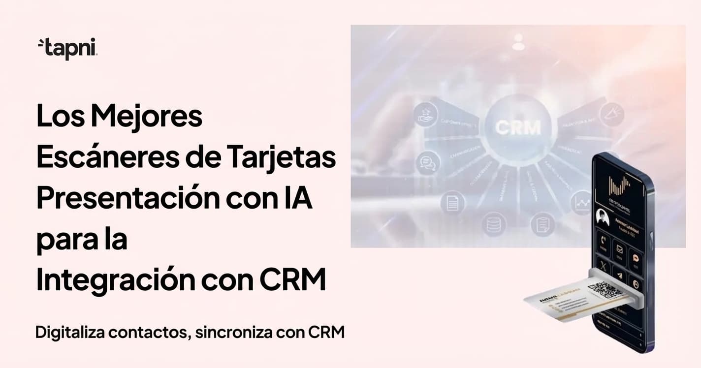Mejores escáneres de tarjetas de presentación con IA para integración con CRM