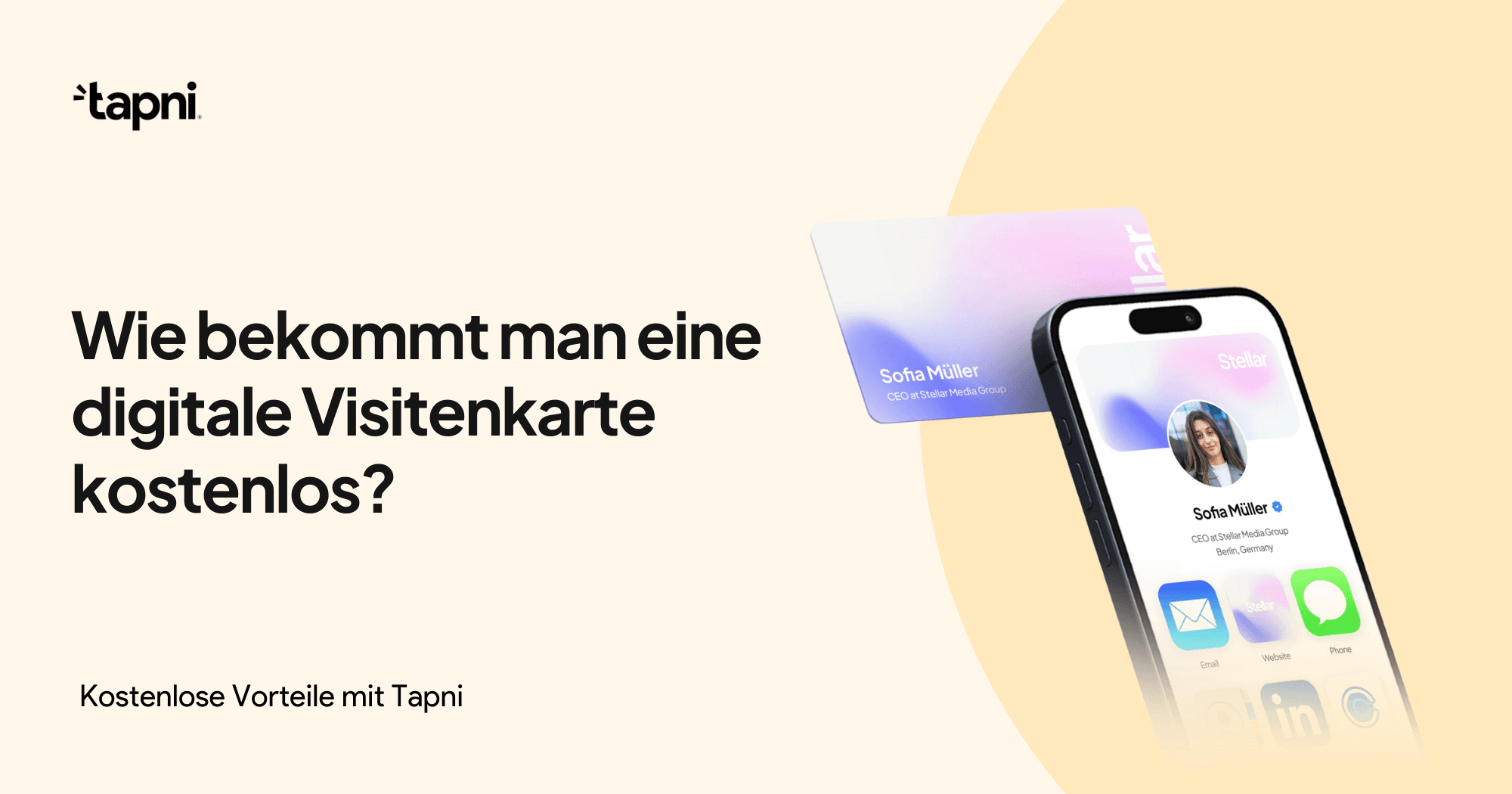 Wie bekommt man eine digitale Visitenkarte kostenlos?