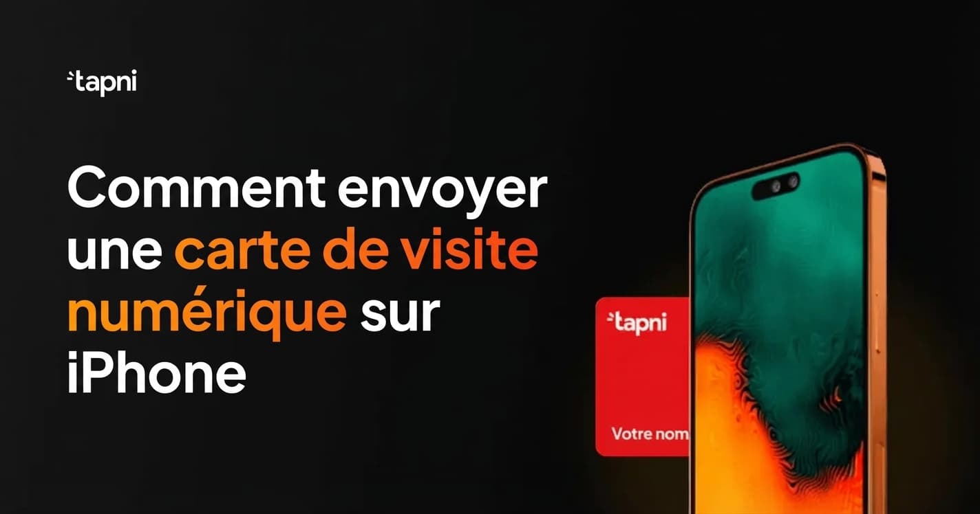 Comment envoyer une carte de visite numérique sur iPhone