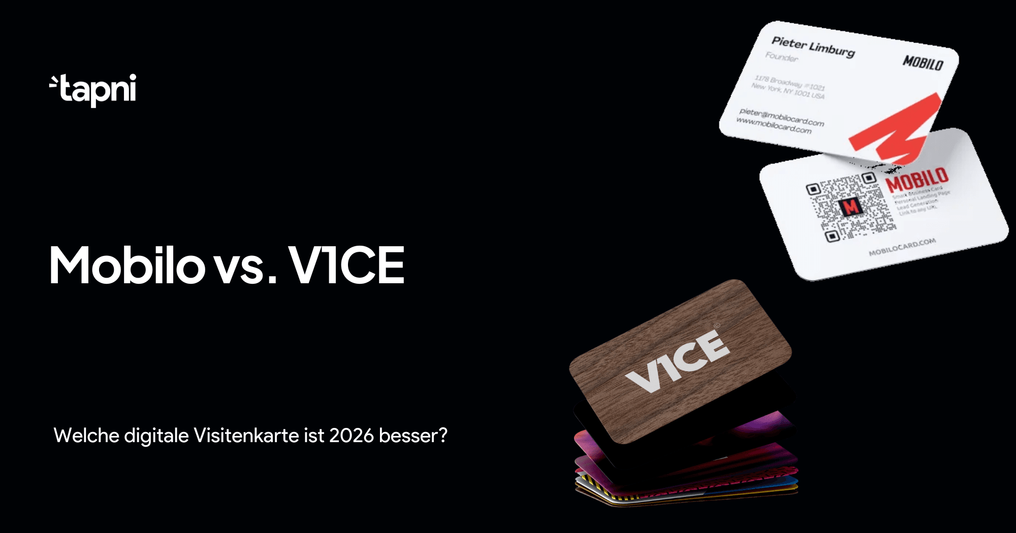 Mobilo vs. V1CE – Welche digitale Visitenkarte ist 2026 besser?